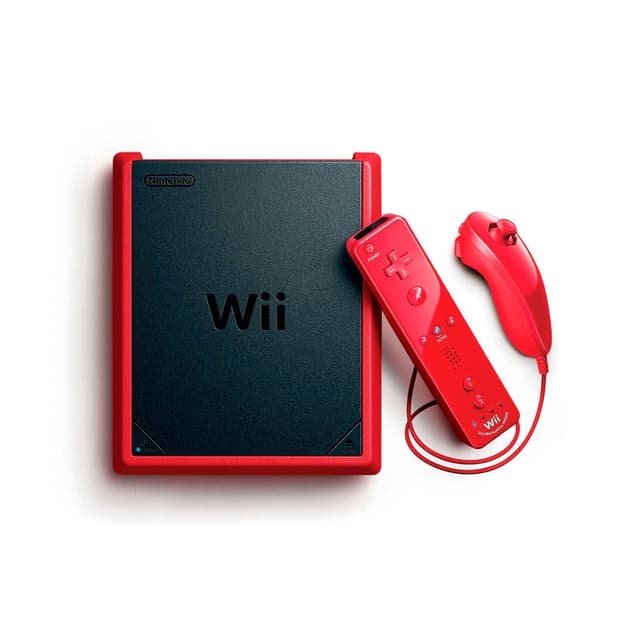 Nintendo Wii Mini - HDD 0 MB - Rot/Schwarz