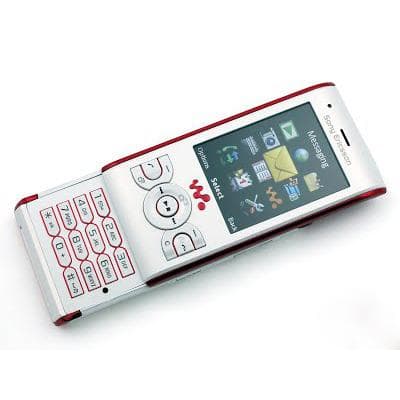 Sony Ericsson W595 - Weiß/Rot- Ohne Vertrag