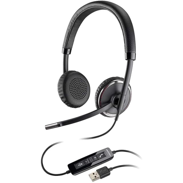 Kopfhörer mit Mikrophon Plantronics Blackwire C520-M - Schwarz