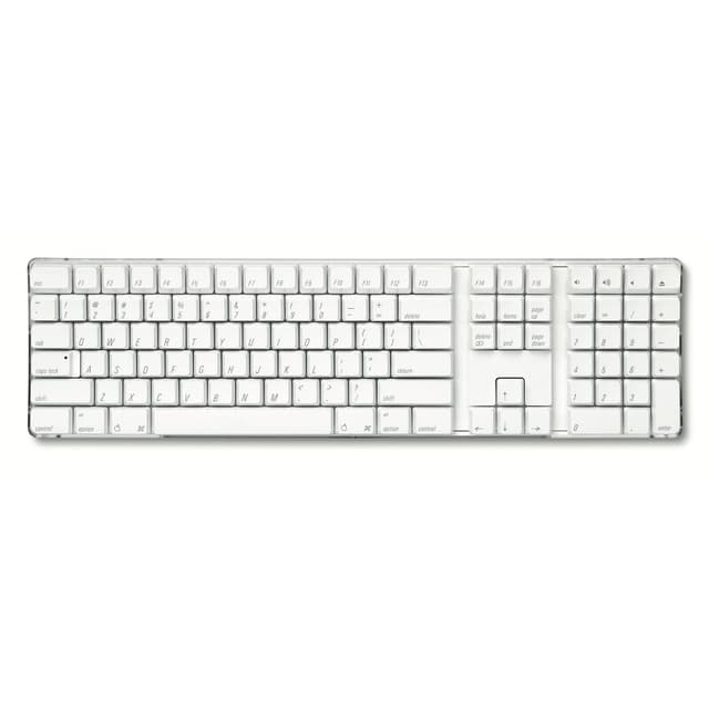 Apple Keyboard (2003) mit Ziffernblock - Weiß - QWERTY - Englisch (US)