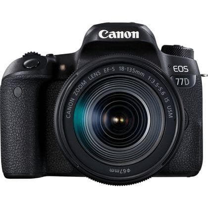 Reflex - Canon EOS 77D Schwarz Objektiv Canon EF-S 18-135mm f/3.5-5.6 IS USM