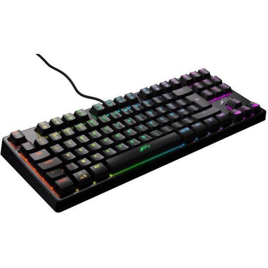 Xtrfy Tastatur AZERTY Französisch mit Hintergrundbeleuchtung K4 TKL RGB