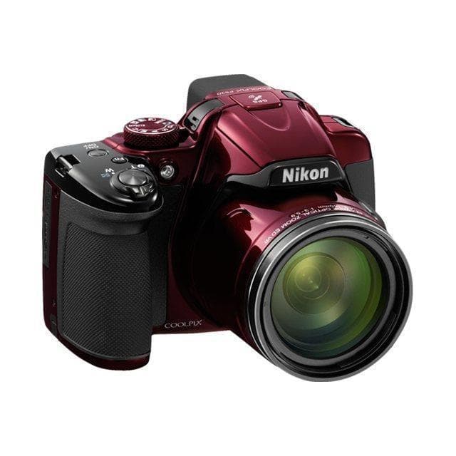 Bridge - Nikon Coolpix P520 Rot Objektiv Nikon Nikkor 42X Wide Optical Zoom ED VR 24-1000mm f/3-5.9