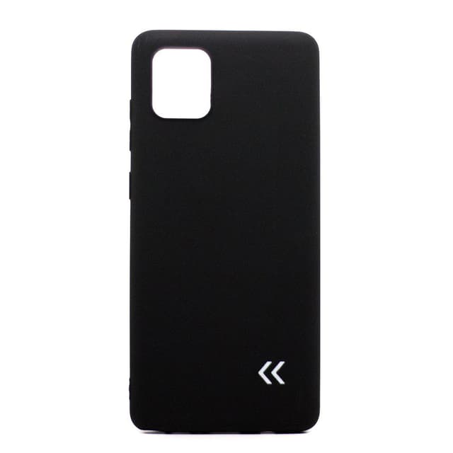 Hülle und Schutzfolie Galaxy Note10 Lite - Recycelter Kunststoff - Schwarz