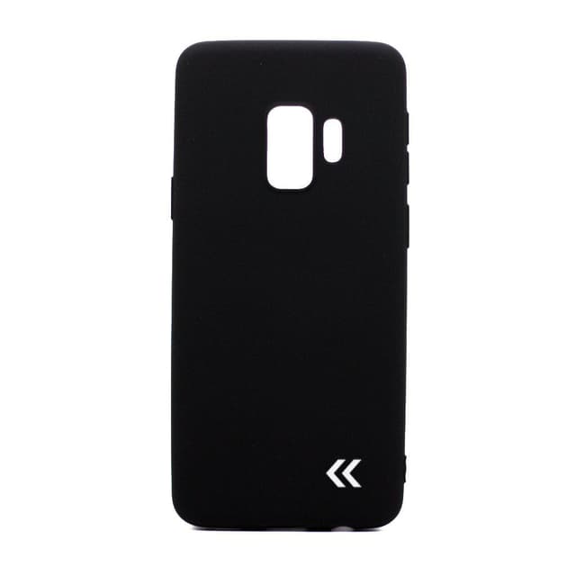 Hülle und Schutzfolie Galaxy S9 - Recycelter Kunststoff - Schwarz