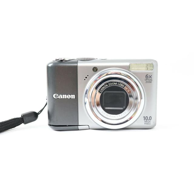 Kompakt - Canon PowerShot A2000 IS Grau + Objektivö Canon Zoom Lens 6X IS 36-216mm f/3.2-5.9