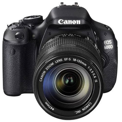 Reflex Kamera - Canon EOS 600D - Schwarz + EF-S Objektiv 18-135MM f / 3.5 - 5.6