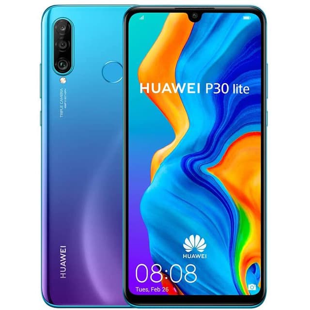 Huawei P30 Lite 256 Gb - Blau (Peacock Blue) - Ohne Vertrag
