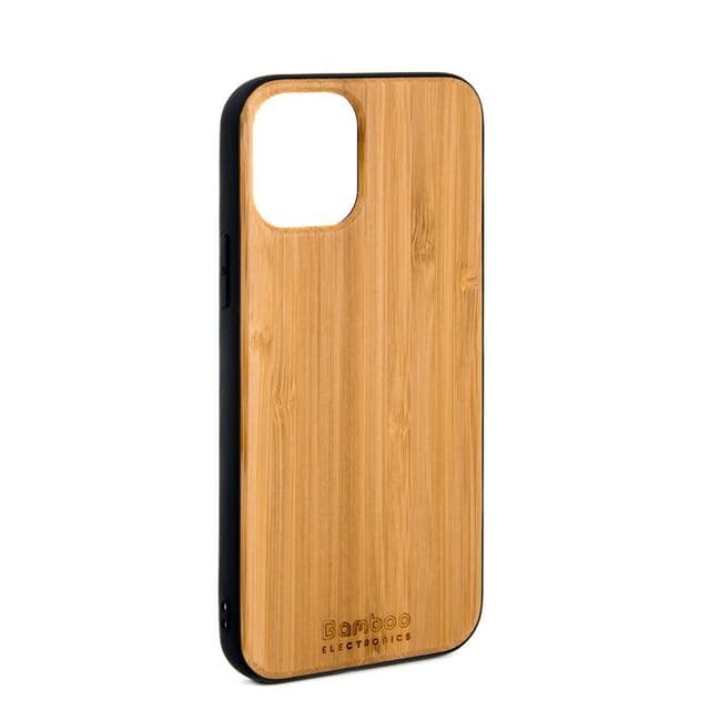 Hülle und Schutzfolie iPhone 12 Pro Max - Holz - Braun
