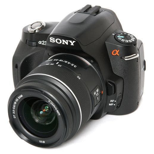 Spiegelreflexkamera Sony Alpha 230 Schwarz + Objektiv Sony DT 18-55 mm f/3.5-5.6 SAM