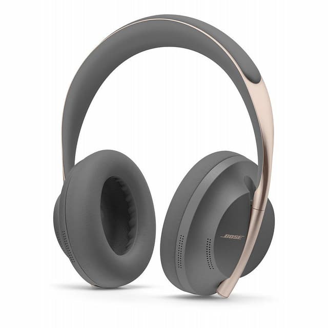 Kopfhörer Rauschunterdrückung Bluetooth mit Mikrophon Bose Headphones 700 - Schwarz/Gold