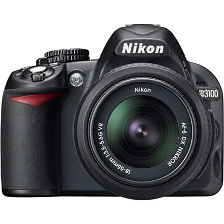 Reflex - Nikon D3100 Schwarz Objektiv Nikon AF-S DX Nikkor 18-55mm f/3.5-5.6G VR