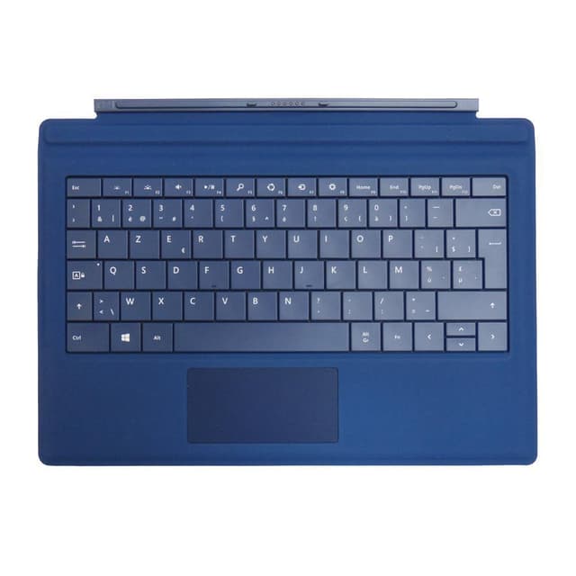 Microsoft Tastatur AZERTY Französisch Wireless mit Hintergrundbeleuchtung Surface Pro 3 Type Cover