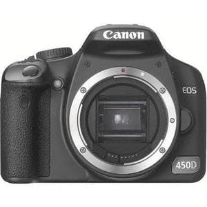 Kamera Spiegelreflex - Canon EOS 450D - Schwarz - Ohne Ziel