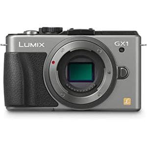 Hybrid-Kamera Panasonic Lumix DMC-GX1 nur Gehäuse - Silber/Schwarz